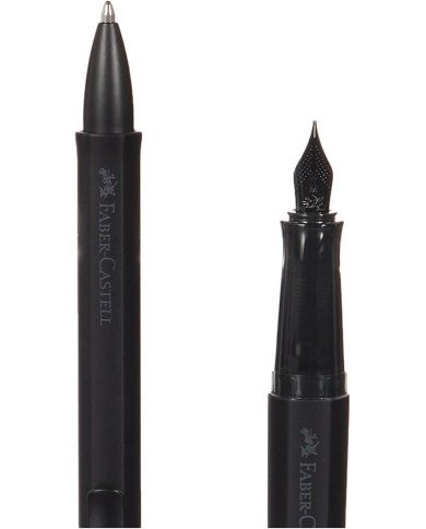 Set Stylo-plume M Stylo-bille Hexo noir Faber-Castell Set Stylo-plume M Stylo-bille Hexo noir Faber-Castell