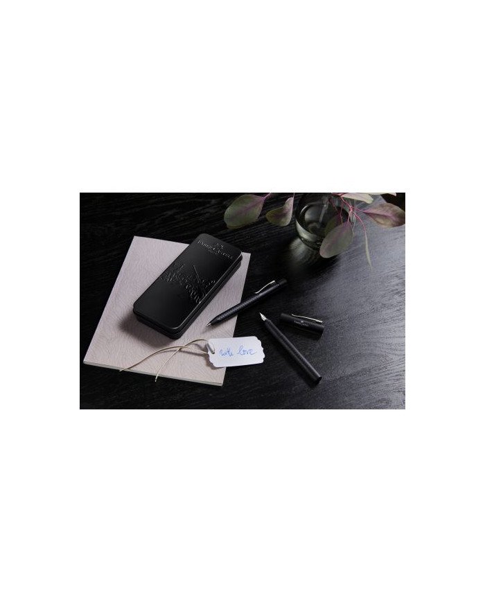 Ensemble Grip 2011 noir : stylo plume M + style à bille Faber-Castell