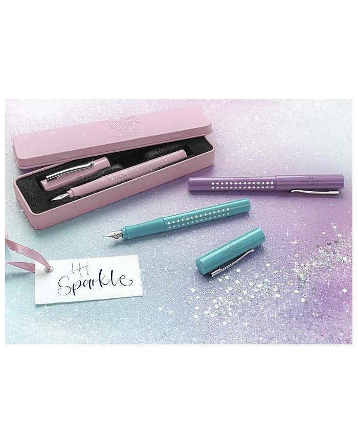 Stylo plume Ocean - Sparkle - Plume moyenne - Faber Castell