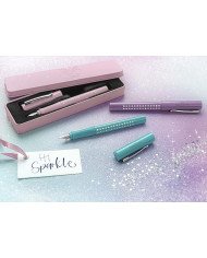 Stylo plume Ocean - Sparkle - Plume moyenne - Faber Castell