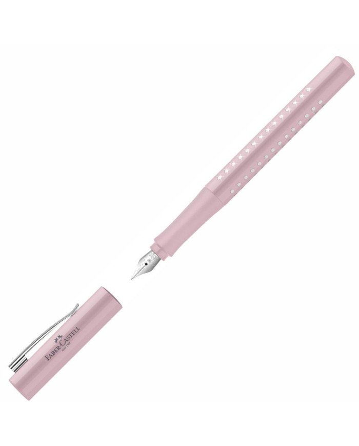 Stylo plume - Rose - Sparkle - Plume moyenne - Faber Castell