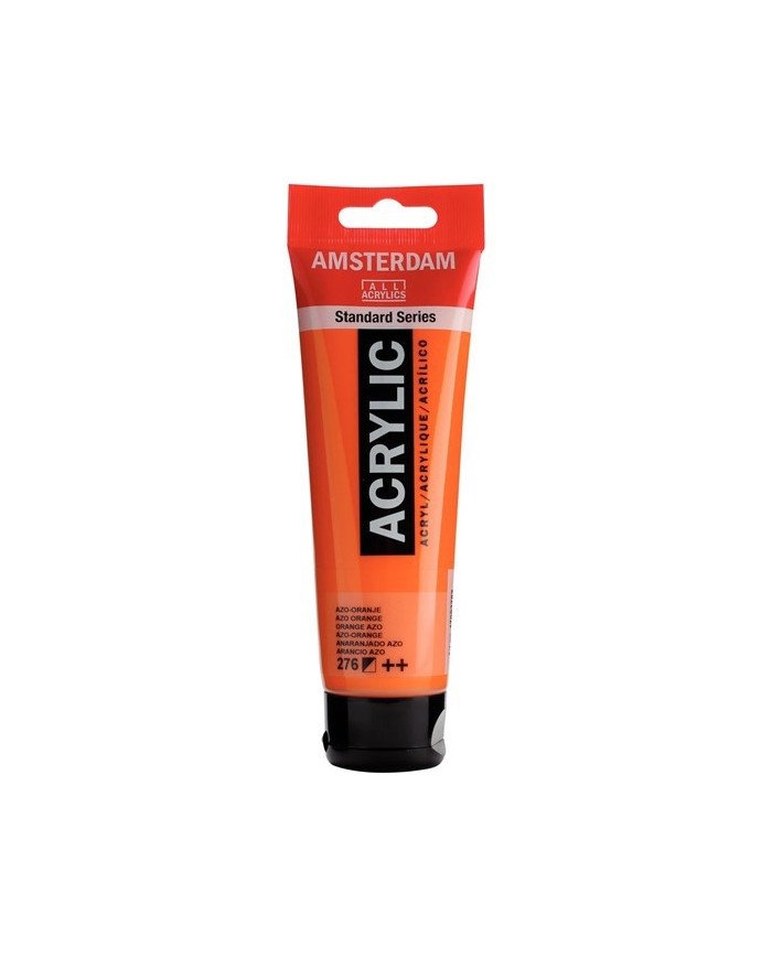 Le Libr'air - Standard Series Acrylique Tube 120 ml Azo Orange 276 - Amsterdam - Tunisie