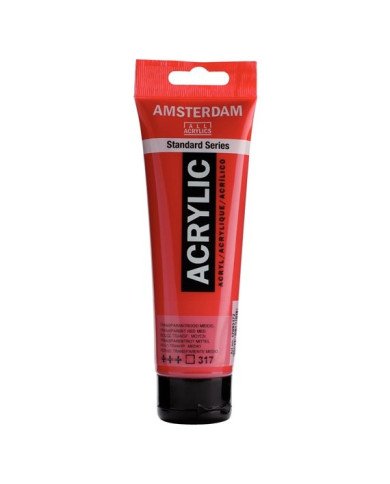Le Libr'air - Standard Series Acrylique Tube 120 ml Rouge Transparent Moyen 317 - Amsterdam - Tunisie
