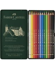 Crayon de couleur Polychromos, boîte de 12 Faber-Castell