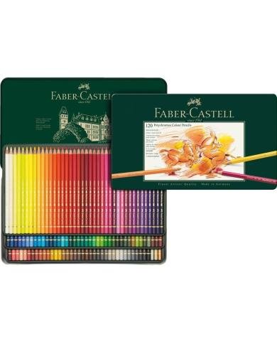 Boîte métal 120 Crayons Polychromos - Faber Castell