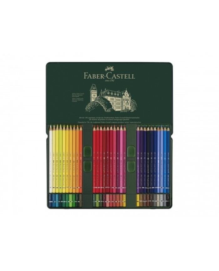 Boite Métal 60 Crayons de couleur Aquarellables Faber-Castell