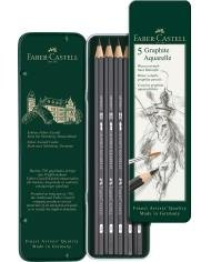 Crayon Graphite Aquarelle, boîte de 5 - Faber Castell