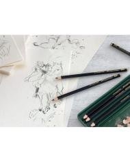 Crayon Pitt Graphite Mat, boîte de 6 Faber-Castell