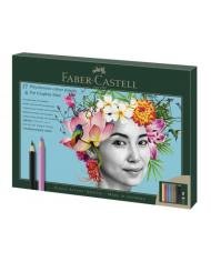 Polychromos & Pitt Graphite Matt coffret cadeau 17 pièces Faber-Castell