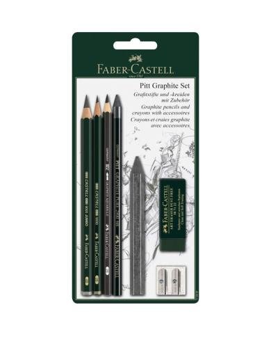Ensemble Pitt Graphite, 7 pièces Faber-Castell