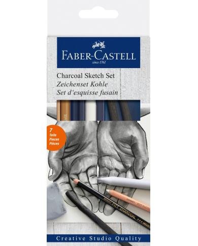 Ensemble de croquis au fusain - Faber Castell