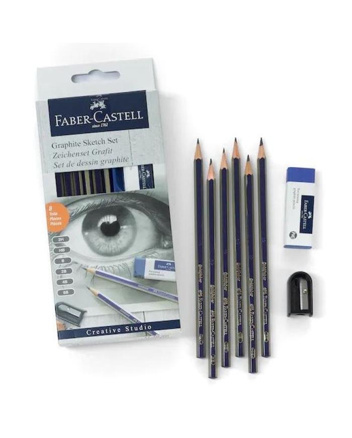 Set D'esquisse Crayons Graphite Faber Castell