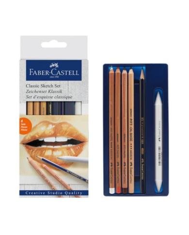Ensemble de croquis classique, monochrome - Faber Castell