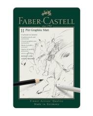 Set de Crayons Pitt Graphite Matt 11 pieces Faber-Castell