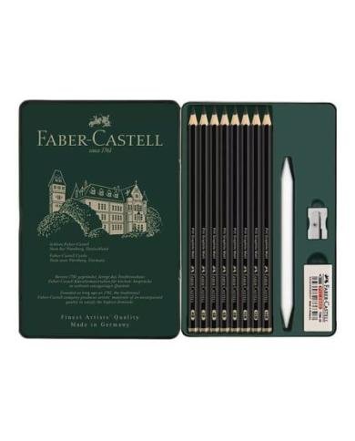 Set de Crayons Pitt Graphite Matt 11 pieces Faber-Castell