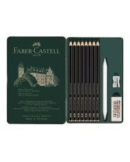 Set de Crayons Pitt Graphite Matt 11 pieces Faber-Castell