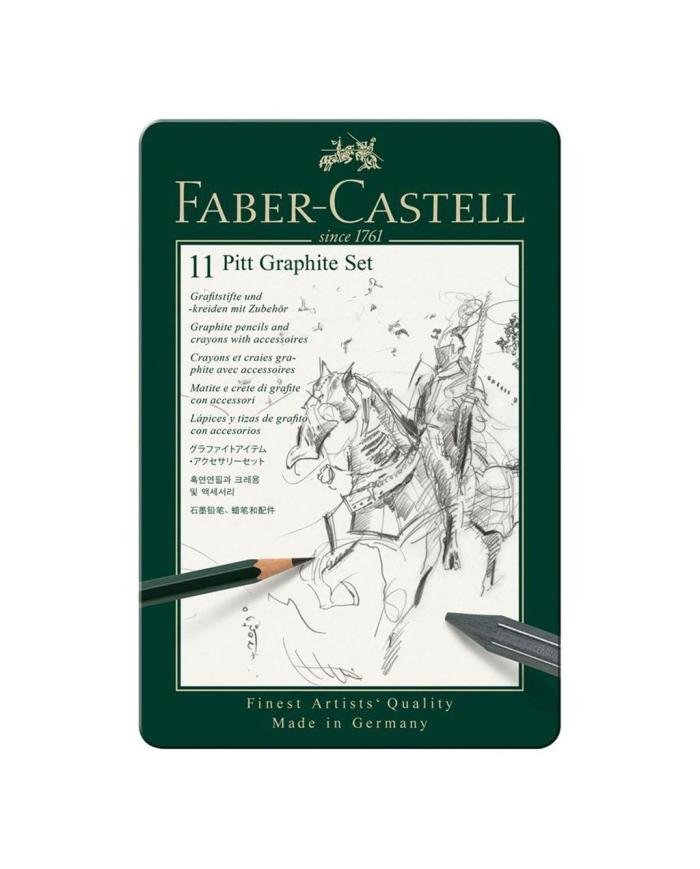 Ensemble Pitt Graphite, boîte de 11 - Faber-Castell