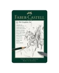 Ensemble Pitt Graphite, boîte de 11 - Faber-Castell