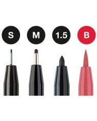 Feutres Pitt Artist Pen boîte de 4, Lettering - Faber Castell