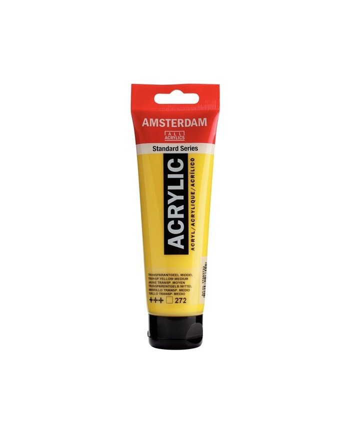 Le Libr'air - Standard Series Acrylique Tube 120 ml Jaune Transparent Moyen 272 - Amsterdam - Tunisie