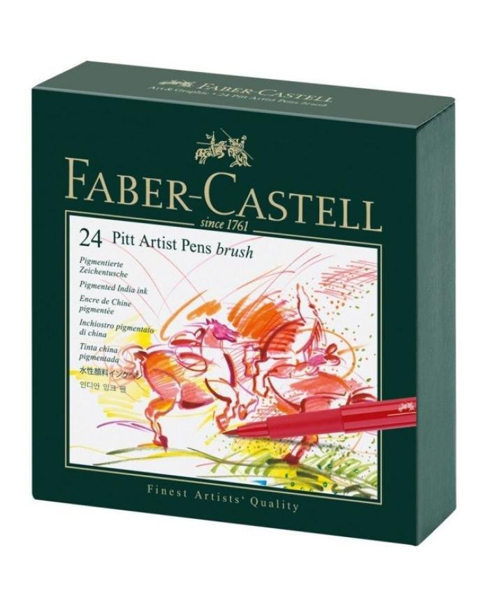 Boite De Feutres de 24 Pitt Artist Pen - Faber castell