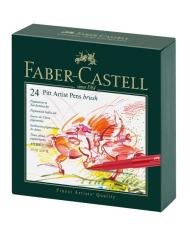 Boite De Feutres de 24 Pitt Artist Pen - Faber castell