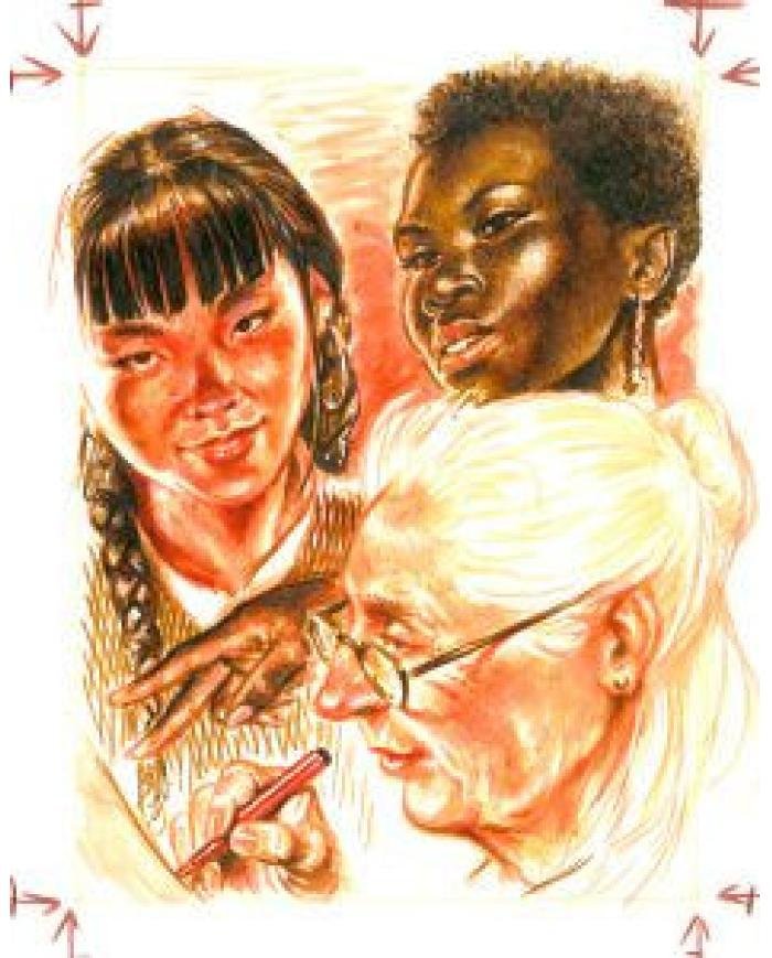 Encre de Chine Pitt Artist Pen Brush pochette de 6, Portrait Faber-Castell