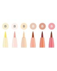 Pochette 6 feutres Pitt Couleurs chair - Faber Castell