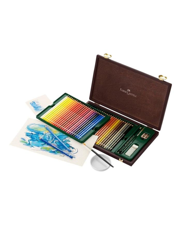 Crayons aquarellable Albrecht Dürer coffret bois de 48 Faber-Castell