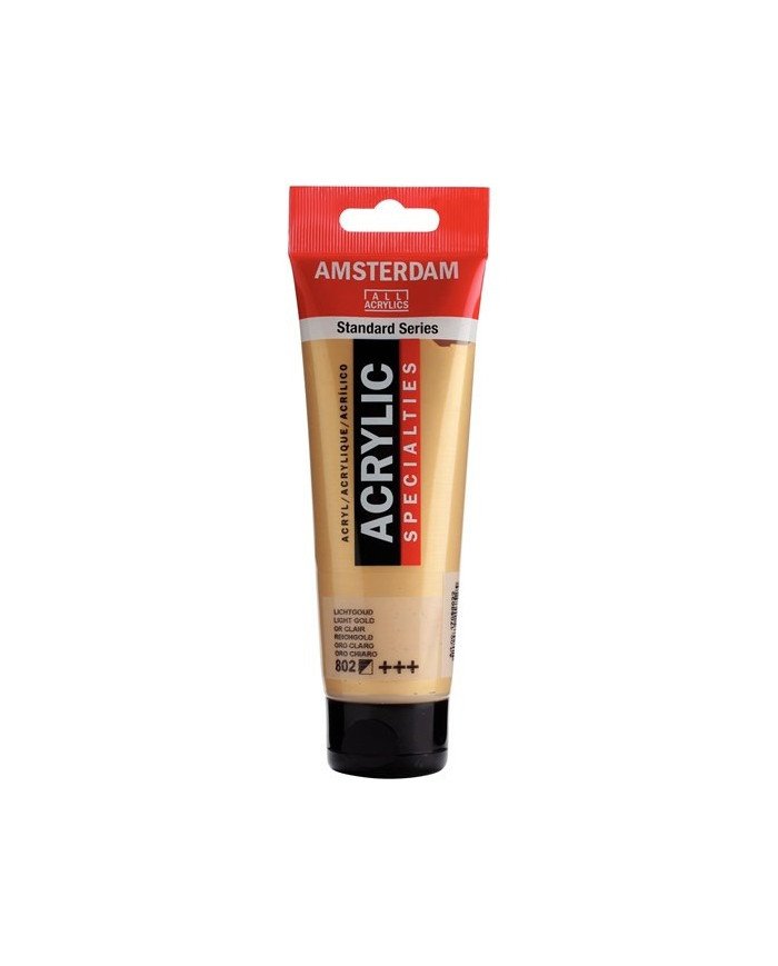 Le Libr'air - Standard Series Acrylique Tube 120 ml Or Clair 802 - Amsterdam - Tunisie