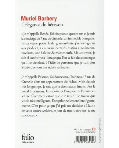 L'élégance du hérisson