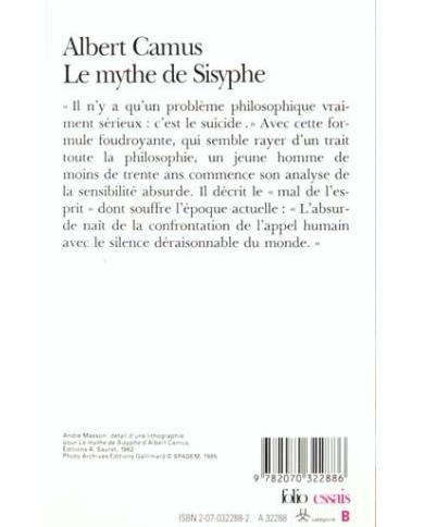 Le mythe de sisyphe (essai sur l'absurde)