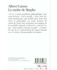 Le mythe de sisyphe (essai sur l'absurde)