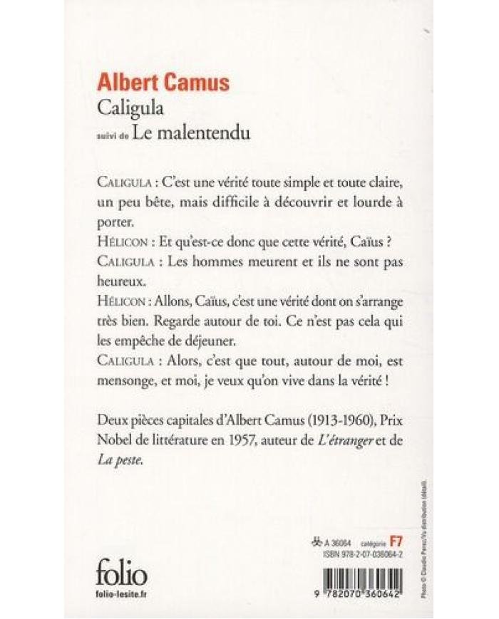 Caligula / Le malentendu