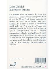 Succession ouverte