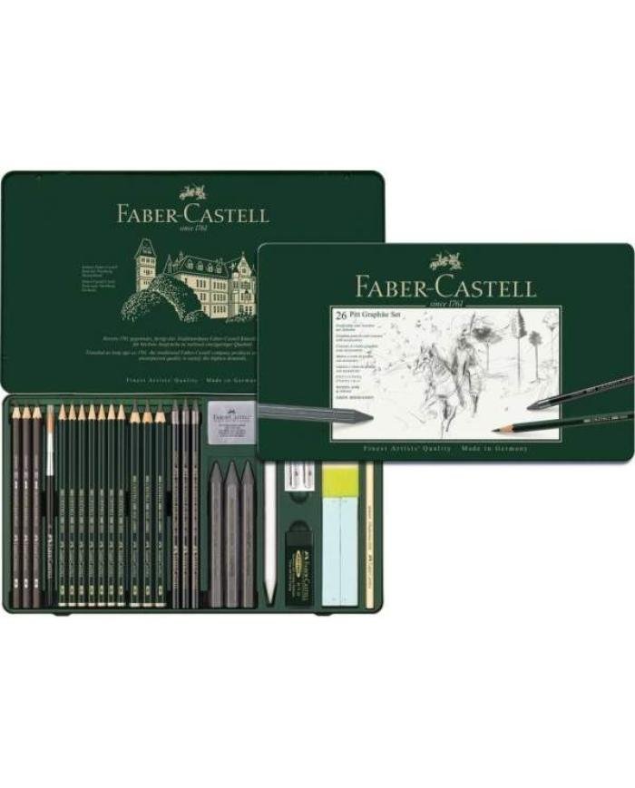 Coffret Pitt Graphite, boîte de 26 - Faber Castell
