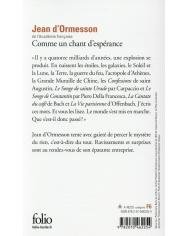 Comme un chant d'espérance