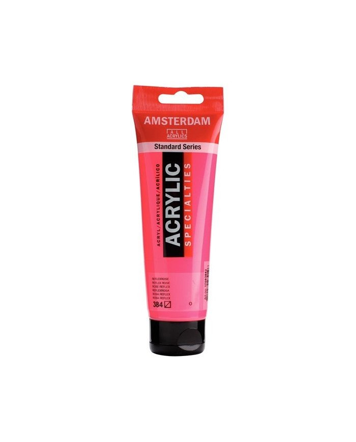 Le Libr'air - Standard Series Acrylique Tube 120 ml Rose Reflex 384 - Amsterdam - Tunisie