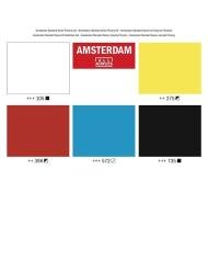 Set primaire d'acryliques de la série Standard 5 x 120 ml - Amsterdam