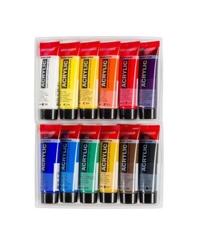 Set d’acryliques série Standard 12 x 20 ml - Amsterdam