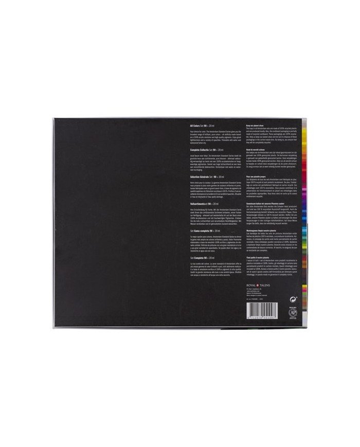 Le Libr'air - Sélection Générale Set d’acryliques série Standard 90 x 20 ml - Amsterdam - Tunisie