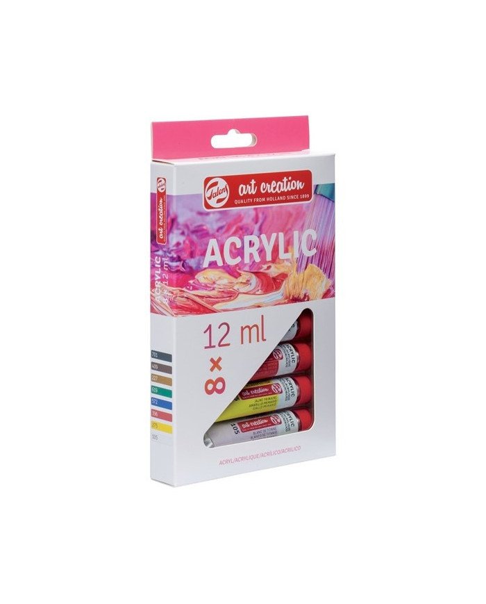 Le Libr'air - Set Acrylique 8 x 12 ml - Talens Art Création - Tunisie