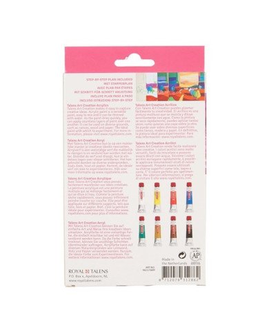 Le Libr'air - Set Acrylique 8 x 12 ml - Talens Art Création - Tunisie