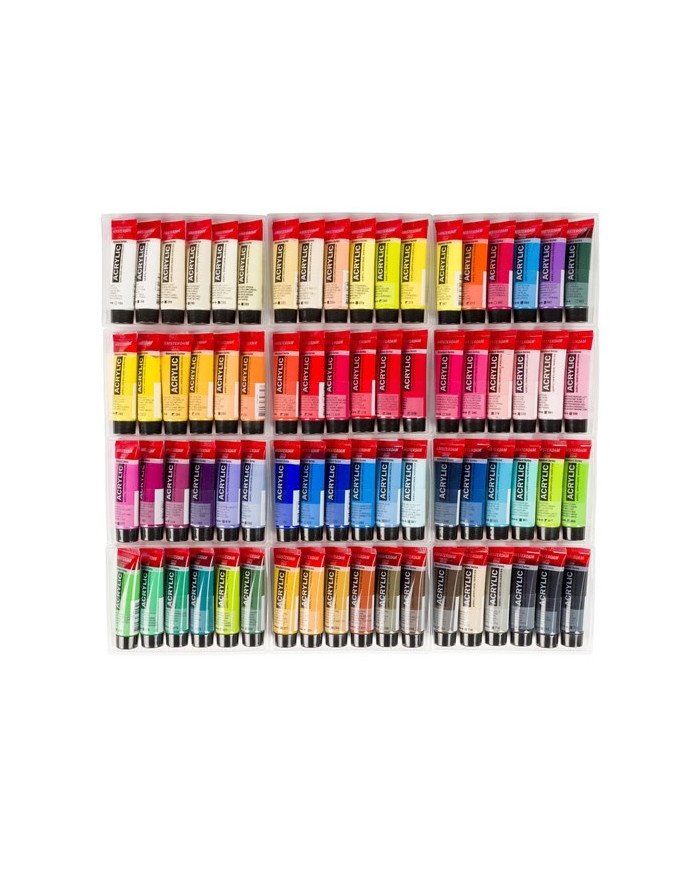 Le Libr'air - Sélection Générale Set d’acryliques série Standard 72 x 20ml - Amsterdam - Tunisie