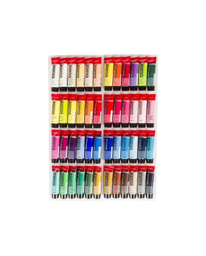 Le Libr'air - Sélection Générale Set d’acryliques série Standard 48 x 20 ml - Amsterdam - Tunisie