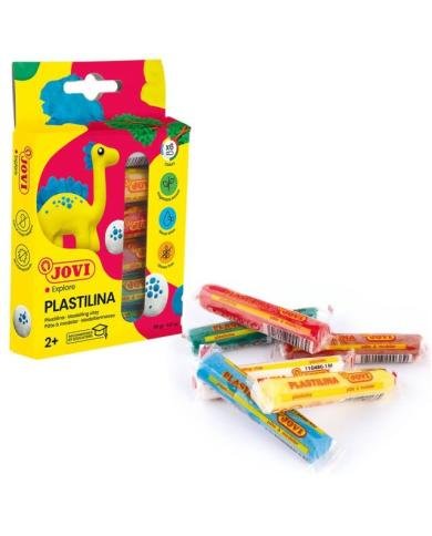 Pate A Modeler JOVI Plastilina 14G - 6Pièces