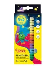 JOVI 10×15G Pâte à Modeler 8+2 Phosphorescente