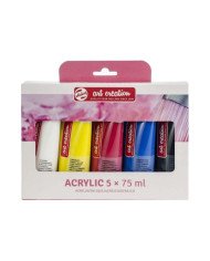Le Libr'air - Set Acrylique Tube 5x75ml  - Talens Art Création - Tunisie Le Libr'air - Set Acrylique Tube 5x75ml  - Talens Art Création - Tunisie
