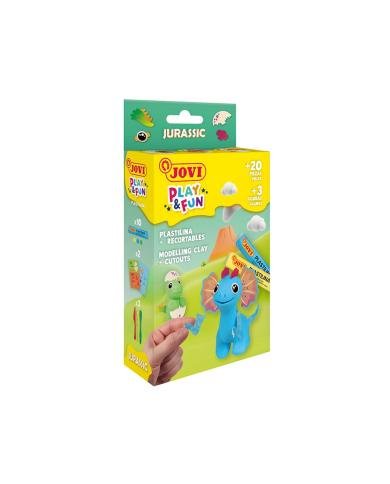 JOVI Mini Coffret Plastilina Play & Fun Jurassic