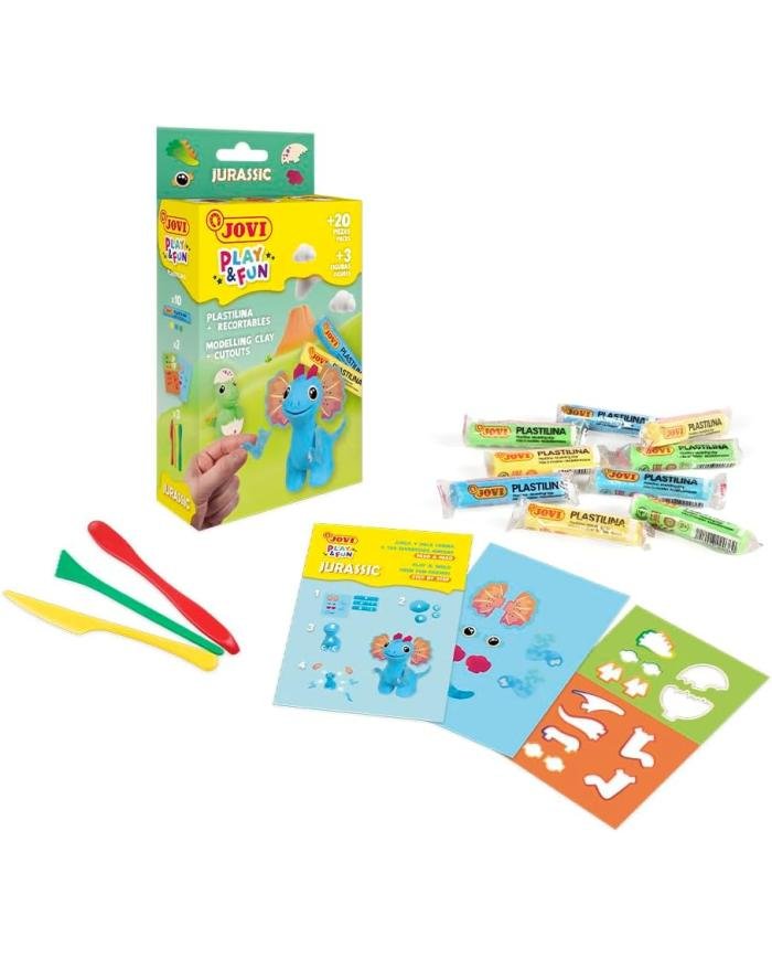 JOVI Mini Coffret Plastilina Play & Fun Jurassic